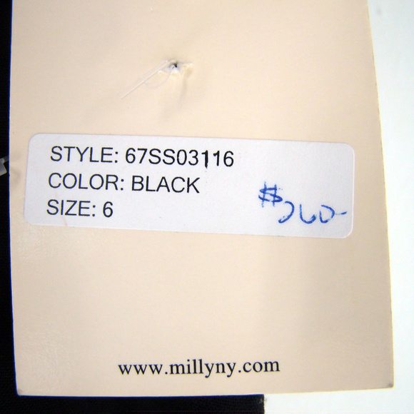 Milly New York Summer Weight Stretch Wool Pants - Picture 3 of 4